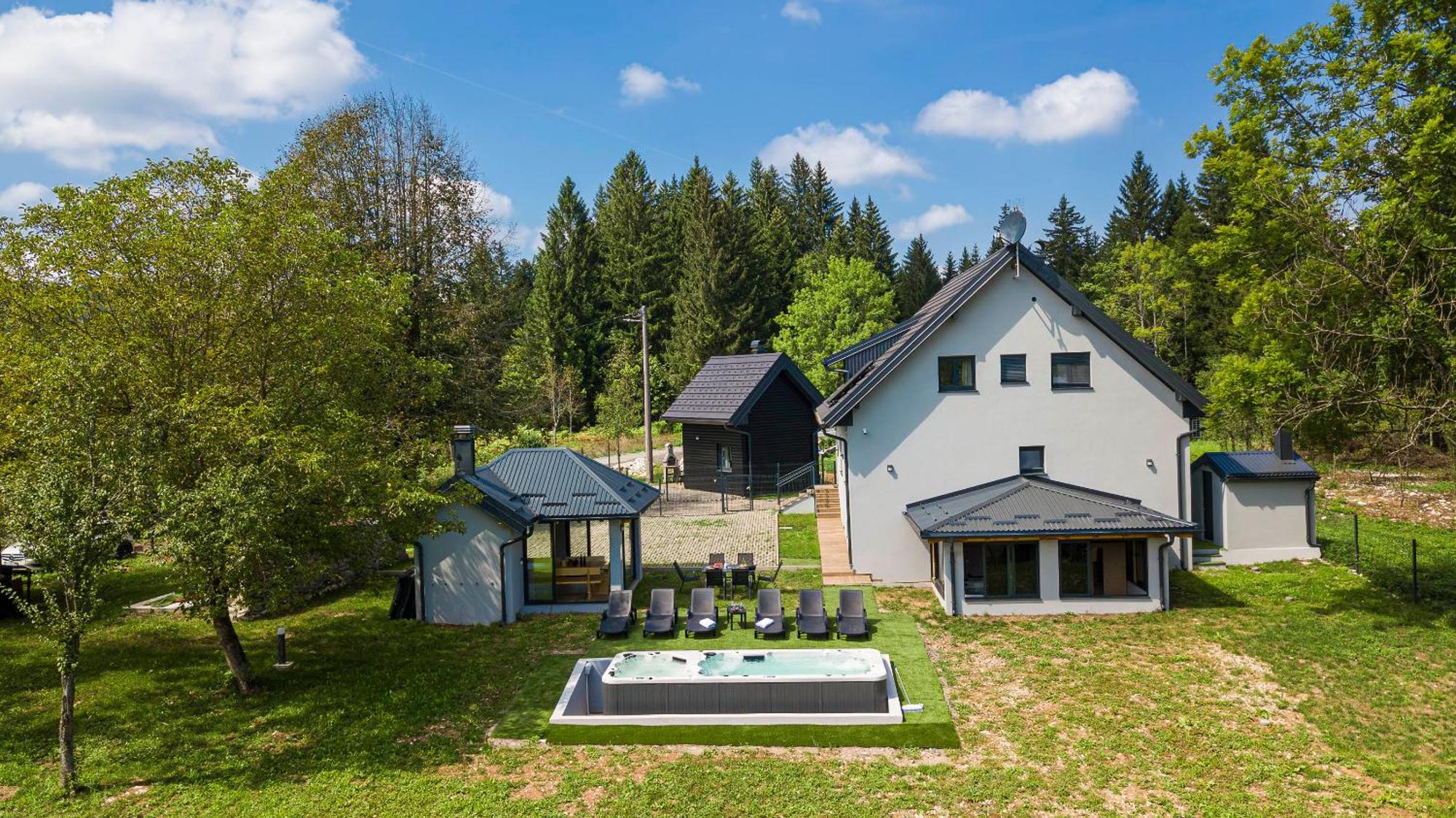 Villa Plitvice House Angelina Saborsko Exterior foto